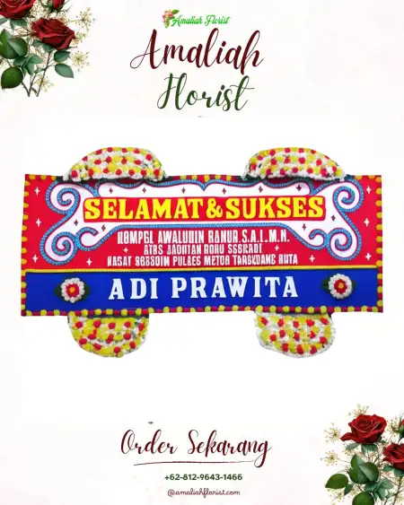Papan Bunga Ucapan Selamat Paleran